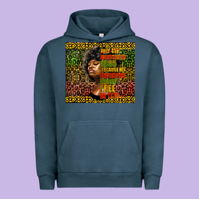 Juneteenth Celebrate Urban Hoodie Designed By Hra Design Shop