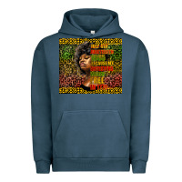 Pigment Midnight Navy juneteenth celebrate Urban Hoodie - HRA Design Shop