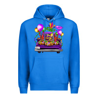 True Royal mardi gras farm truck Premium Hoodie - FaDigitalArtStudio