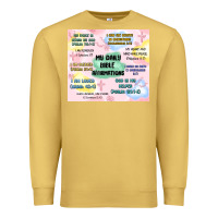 Antique Gold daily bible affirmations Premium Sweatshirt - MaliasSmallBusiness