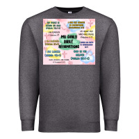 Charcoal Heather daily bible affirmations Premium Sweatshirt - MaliasSmallBusiness