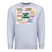 Heather Grey daily bible affirmations Premium Sweatshirt - MaliasSmallBusiness