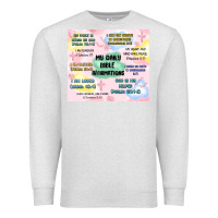 Oatmeal Heather daily bible affirmations Premium Sweatshirt - MaliasSmallBusiness