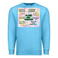 Ocean Blue daily bible affirmations Premium Sweatshirt - MaliasSmallBusiness