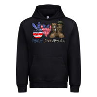 Black peace love america Urban Hoodie - CowhideDigitalArt