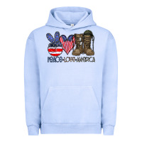 Pigment Grape Ice peace love america Urban Hoodie - CowhideDigitalArt