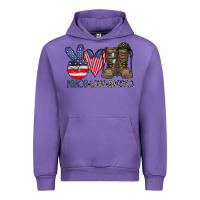 Tulip peace love america Urban Hoodie - CowhideDigitalArt