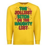 Lemon the jolliest bitch on the naughty list Premium Sweatshirt - MaliasSmallBusiness