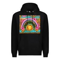 Black summer rainbow Premium Hoodie - HRA Design Shop
