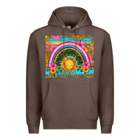 Coffee summer rainbow Premium Hoodie - HRA Design Shop