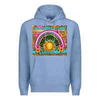 Colony Blue summer rainbow Premium Hoodie - HRA Design Shop