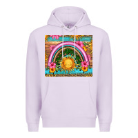 Lilac summer rainbow Premium Hoodie - HRA Design Shop