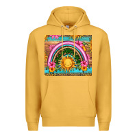 Mustard summer rainbow Premium Hoodie - HRA Design Shop