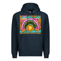 Navy summer rainbow Premium Hoodie - HRA Design Shop