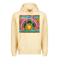 Pina Colada summer rainbow Premium Hoodie - HRA Design Shop