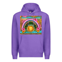 Purple summer rainbow Premium Hoodie - HRA Design Shop