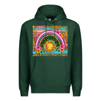 Sports Green summer rainbow Premium Hoodie - HRA Design Shop