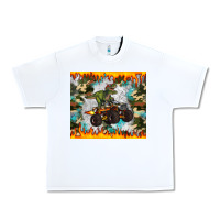 White monster truck dinosaur t rex tumbler Urban Heavy Tee - Artiststas