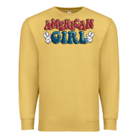 Antique Gold american girl Premium Sweatshirt - MaliasSmallBusiness