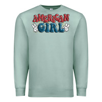 Seafoam american girl Premium Sweatshirt - MaliasSmallBusiness