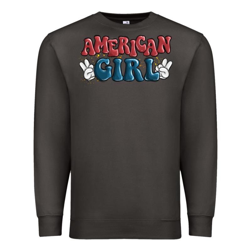 American Girl Premium Sweatshirt by MaliasSmallBusiness | Teevron
