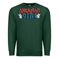 Sports Green american girl Premium Sweatshirt - MaliasSmallBusiness