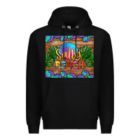 Black salty beach Premium Hoodie - HRA Design Shop
