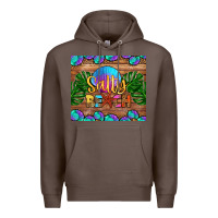 Coffee salty beach Premium Hoodie - HRA Design Shop