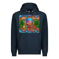 Navy salty beach Premium Hoodie - HRA Design Shop