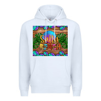 White salty beach Premium Hoodie - HRA Design Shop