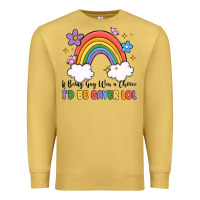 Antique Gold if being gay was a choice i'd be gayer lol Premium Sweatshirt - MaliasSmallBusiness