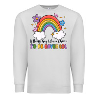 Dove Grey if being gay was a choice i'd be gayer lol Premium Sweatshirt - MaliasSmallBusiness