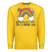 Lemon if being gay was a choice i'd be gayer lol Premium Sweatshirt - MaliasSmallBusiness