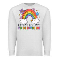 Oatmeal Heather if being gay was a choice i'd be gayer lol Premium Sweatshirt - MaliasSmallBusiness