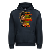Navy juneteenth 1885 because my ancestors weren't free in 1776 black woman Urban Hoodie - HRA Design Shop