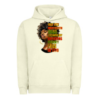 Pigment Pistachio juneteenth 1885 because my ancestors weren't free in 1776 black woman Urban Hoodie - HRA Design Shop