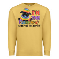 Antique Gold i'm the rainbow sheep of the family Premium Sweatshirt - MaliasSmallBusiness