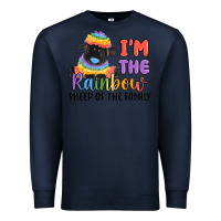 Navy i'm the rainbow sheep of the family Premium Sweatshirt - MaliasSmallBusiness