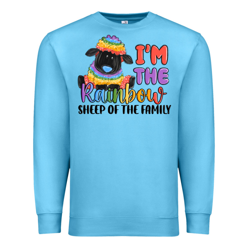 I'm The Rainbow Sheep Of The Family Premium Sweatshirt by MaliasSmallBusiness | Teevron