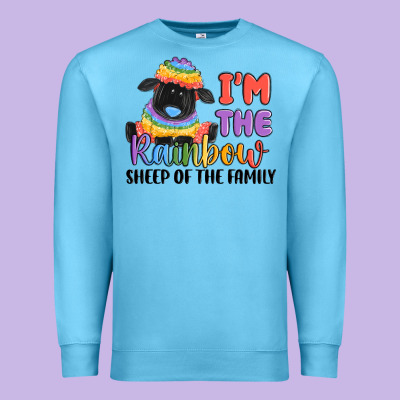 Premium Sweatshirt i'm the rainbow sheep of the family