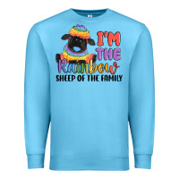 Ocean Blue i'm the rainbow sheep of the family Premium Sweatshirt - MaliasSmallBusiness