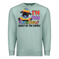 Seafoam i'm the rainbow sheep of the family Premium Sweatshirt - MaliasSmallBusiness