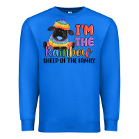 True Royal i'm the rainbow sheep of the family Premium Sweatshirt - MaliasSmallBusiness