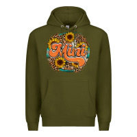 Army Green mini western Premium Hoodie - RacoonDesign