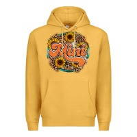 Mustard mini western Premium Hoodie - RacoonDesign