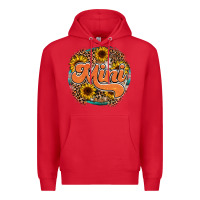 Red mini western Premium Hoodie - RacoonDesign