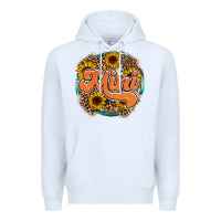 White mini western Premium Hoodie - RacoonDesign