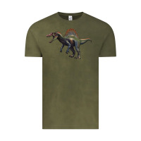 Vintage Olive spinosaurus Vintage Tee - Artiststas