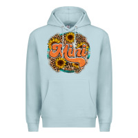 Blue Mist mini western Premium Hoodie - RacoonDesign