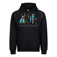 Black rt respiraory therapist Urban Hoodie - CowhideDigitalArt